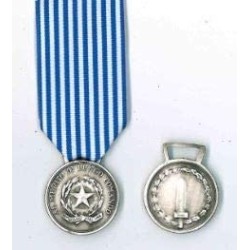 MEDAGLIA LUNGO COMANDO ARGENTO ESERCITO - MARINA MILITARE - AERONAUTICA MILITARE - CARABINIERI - 15 ANNI