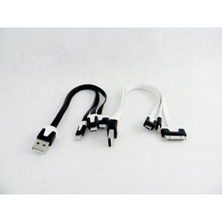 CAVO PIATTO PER IPHONE, IPAD, MICRO USB, 3 IN 1.