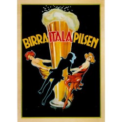 REPLICA TARGA VINTAGE BIRRA ITALA PILSEN