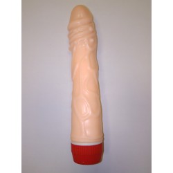 DILDO VIBRATORE REALISTICO 20 CM COLOR CARNE CON ROTAZIONE A 360°