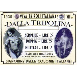 REPLICA STAMPA VINTAGE CASE DI TOLLERANZA "TRIPOLINA"