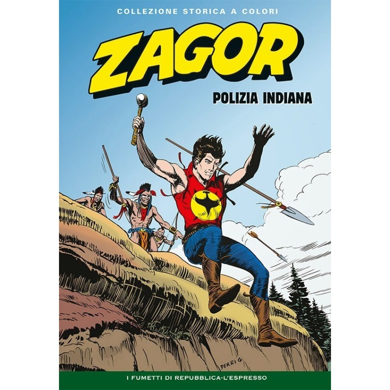 ZAGOR COLLEZIONE STORICA A COLORI “POLIZIA INDIANA” EP. 98