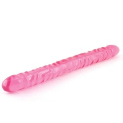 DILDO DOPPIO PIACERE CON ANIMA INTERNA SNODATA - LUNGHEZZA 45 CM